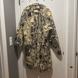 FARM RIO midnight leopard cardigan jacket